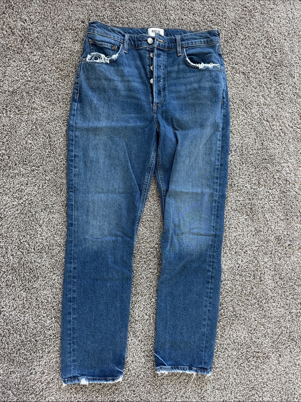 Agolde Riley Long denim
